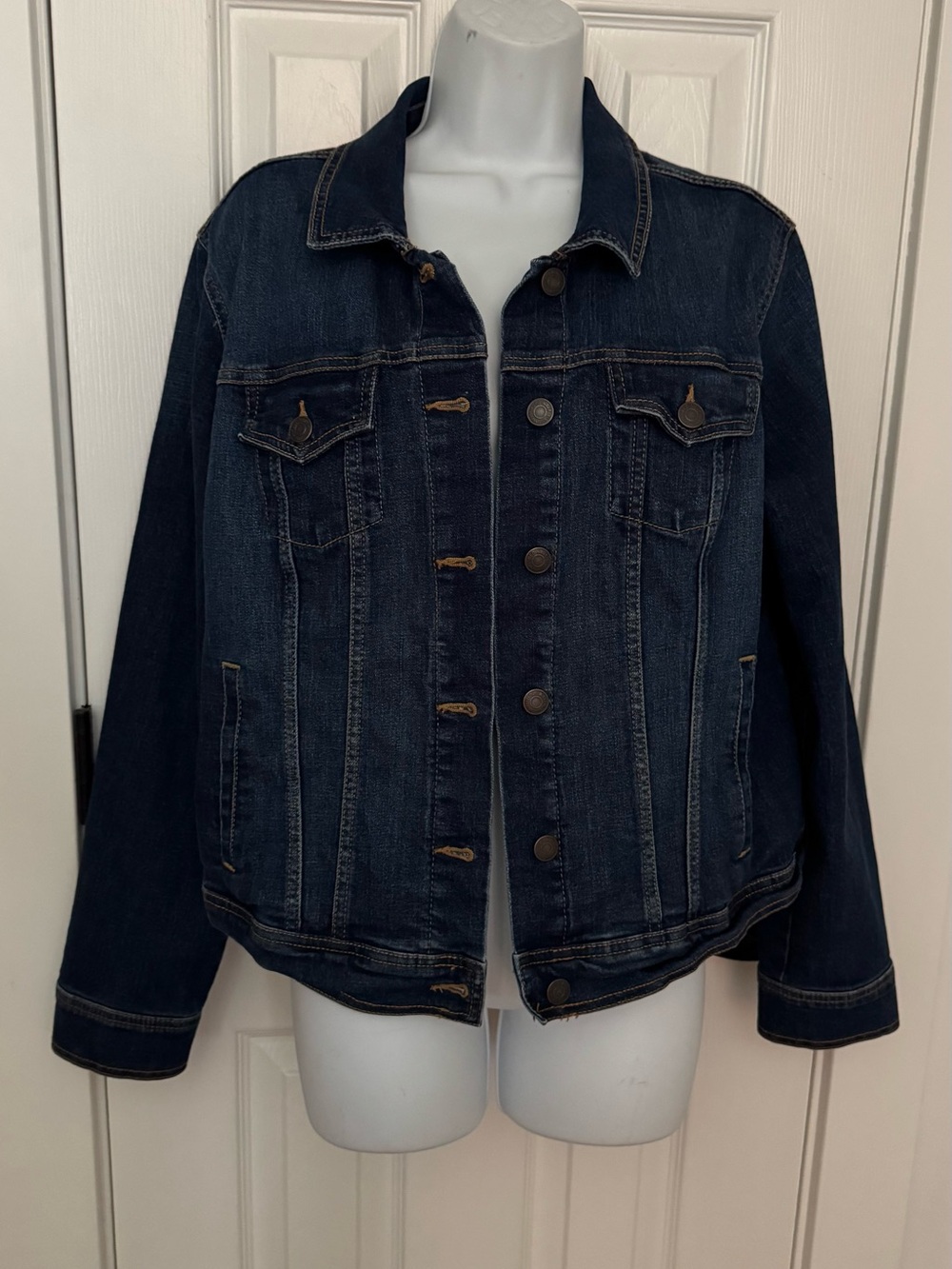 Old Navy Dark Blue Denim Jean Jacket